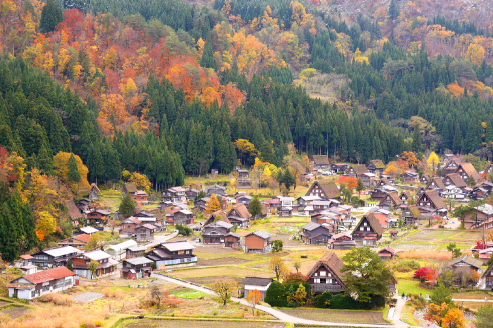 Strolling through the World Heritage Village of Shirakawa-go